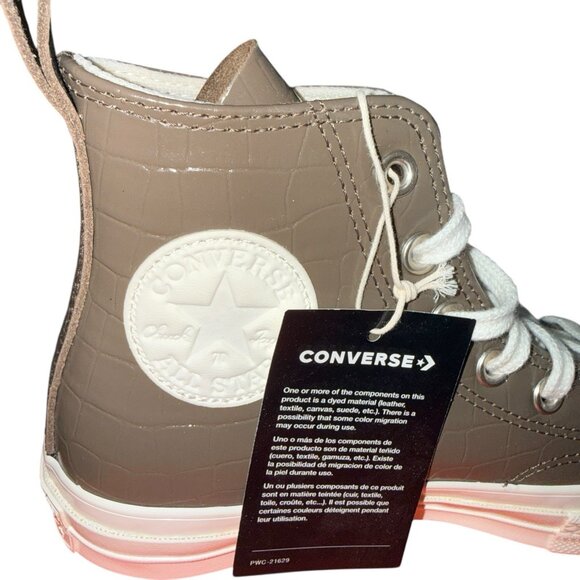 Converse Chuck 70 Skate High Shoes Brown Women's Size 7 Leather Sneakers A07656C - Picture 3 of 6
